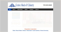 Desktop Screenshot of creative-shades.com